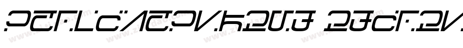 SeldaneScript Italic字体转换